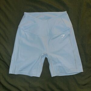 Gymshark Light Blue Biker Shorts